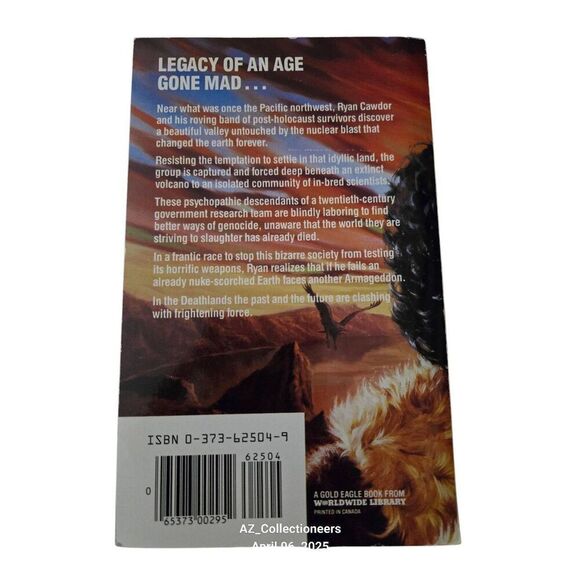 Death lands crater lake by James Axler - gold eagle books - isbn 0373625049 - Picture 4 of 5